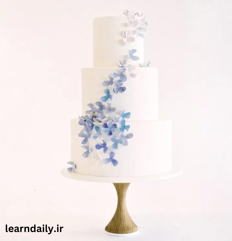 مدل کیک عروسی سه طبقه