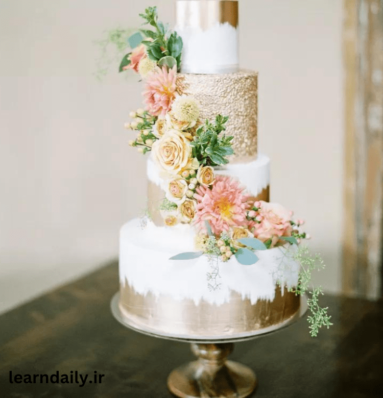 مدل کیک عروسی سلطنتی