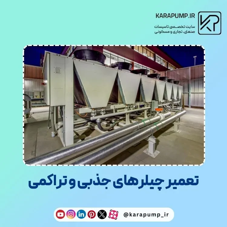 تعمیر چیلر جذبی و تراکمی